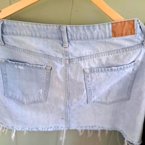 Vintage Aeropostale denim miniskirt